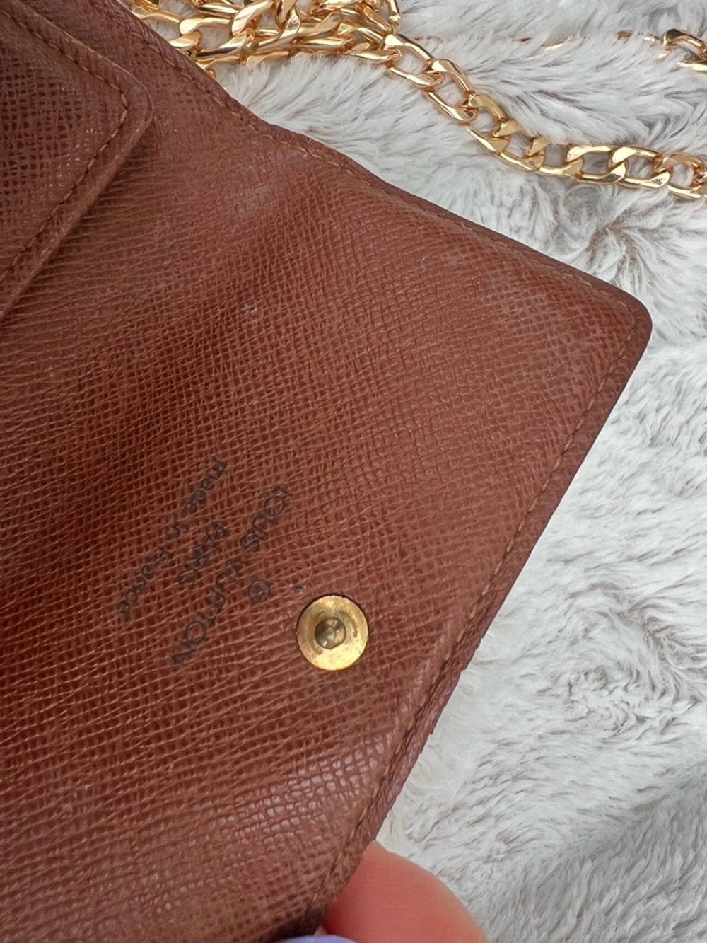 Louis Vuitton Monogram Mini Crossbody in Brown and Gold - Picture 7 of 10